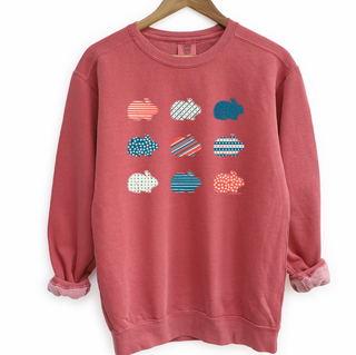 Patriotic Bundle Rabbit Crewneck (S-3XL) - Multiple Colors!