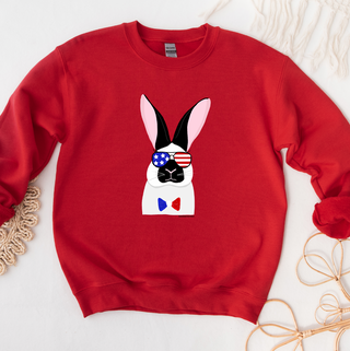 Red White Blue Rabbit Crewneck (S-3XL) - Multiple Colors!