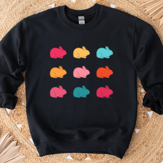 Colorful Bundle Rabbit Crewneck (S-3XL) - Multiple Colors!