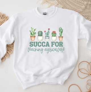 Succa For Teaching Ag Crewneck (S-3XL) - Multiple Colors!