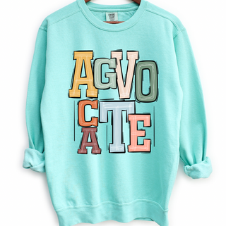 Boho Colors Agvocate Crewneck (S-3XL) - Multiple Colors!