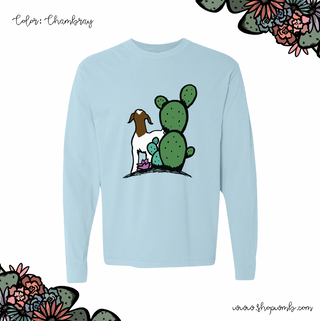 Cactus Goat LONG SLEEVE T-Shirt (S-3XL) - Multiple Colors!