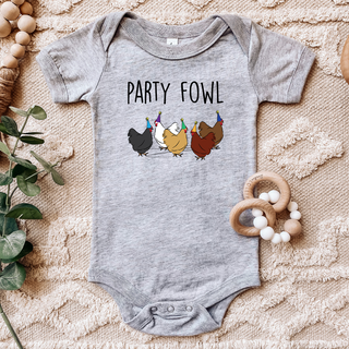 Party Fowl One Piece/T-Shirt (Newborn - Youth XL) - Multiple Colors!