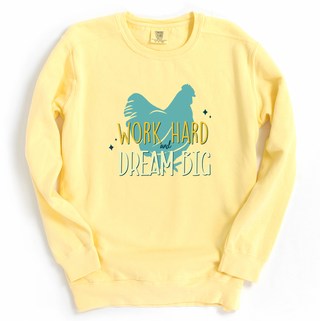 Dream Big Chicken Crewneck (S-3XL) - Multiple Colors!