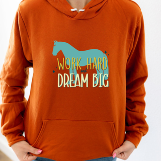 Dream Big Horse Hoodie (S-3XL) Unisex - Multiple Colors!