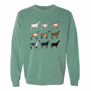 Dairy Goat Breeds Crewneck (S-3XL) - Multiple Colors!