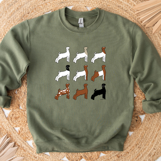 Show Goat Colors Crewneck (S-3XL) - Multiple Colors!