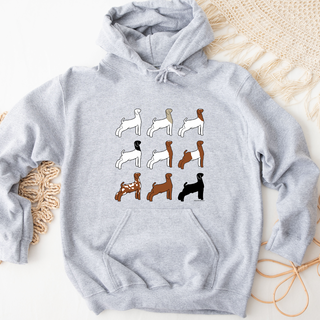 Show Goat Colors Hoodie (S-3XL) Unisex - Multiple Colors!