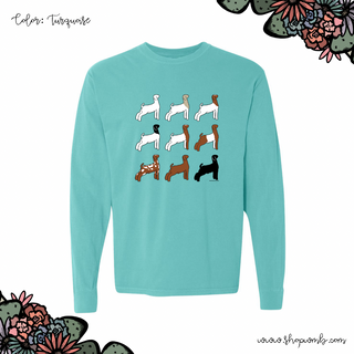 Show Goat Colors LONG SLEEVE T-Shirt (S-3XL) - Multiple Colors!