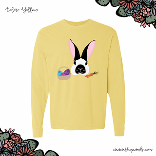 Hoppy Easter Rabbit LONG SLEEVE T-Shirt (S-3XL) - Multiple Colors!