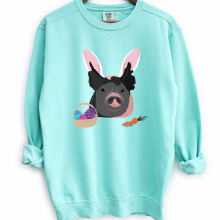 Hoppy Easter Pig Crewneck (S-3XL) - Multiple Colors!