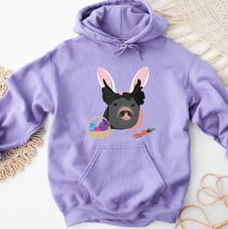 Hoppy Easter Pig Hoodie (S-3XL) Unisex - Multiple Colors!