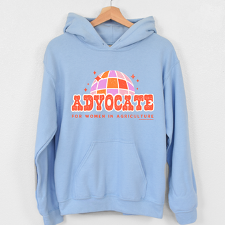 Disco Advocate Women in Agriculture Hoodie (S-3XL) Unisex - Multiple Colors!