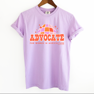 Disco Advocate Women in Agriculture ComfortWash/ComfortColor T-Shirt (S-4XL) - Multiple Colors!