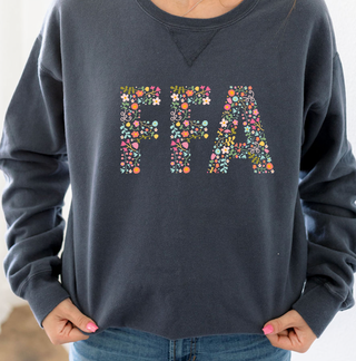 Flower FFA Sketch Crewneck (S-3XL) - Multiple Colors!