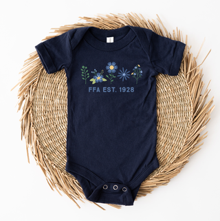 FFA Flower est. 1928 One Piece/T-Shirt (Newborn - Youth XL) - Multiple Colors!