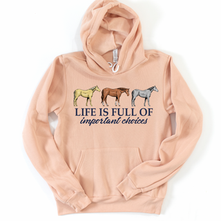 Life is full of important choices (S-3XL) Unisex - Multiple Colors!