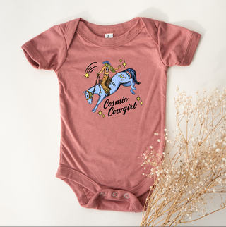 Cosmic Cowgirl One Piece/T-Shirt (Newborn - Youth XL) - Multiple Colors!