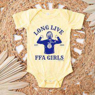 Long Live FFA Girls One Piece/T-Shirt (Newborn - Youth XL) - Multiple Colors!