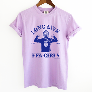 Long Live FFA Girls ComfortWash/ComfortColor T-Shirt (S-4XL) - Multiple Colors!