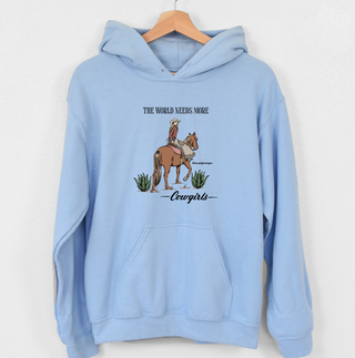 The World Needs More Cowgirls Hoodie (S-3XL) Unisex - Multiple Colors!