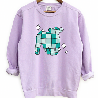 Turquoise Disco Steer Crewneck (S-3XL) - Multiple Colors!