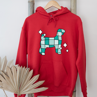 Turquoise Disco Goat Hoodie (S-3XL) Unisex - Multiple Colors!