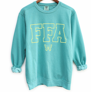 Yellow Butterfly FFA Crewneck (S-3XL) - Multiple Colors!