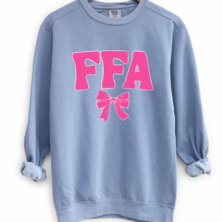 FFA Bow Pink Crewneck (S-3XL) - Multiple Colors!