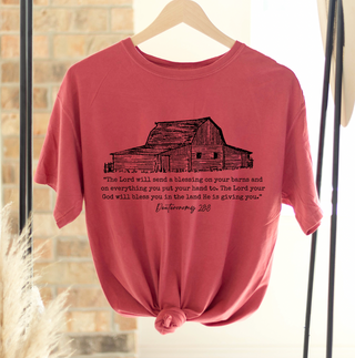 Blessing on Your Barn ComfortWash/ComfortColor T-Shirt (S-4XL) - Multiple Colors!