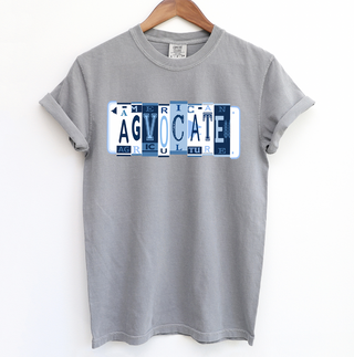 Agovcate License Plate ComfortWash/ComfortColor T-Shirt (S-4XL) - Multiple Colors!