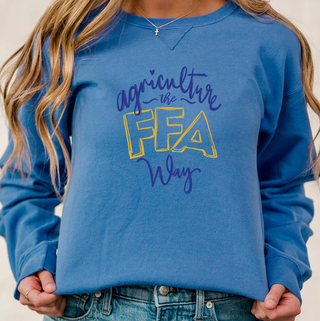 Agriculture the FFA Way Crewneck (S-3XL) - Multiple Colors!