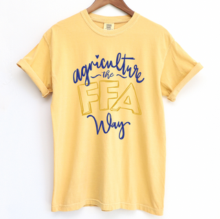 Agriculture the FFA Way ComfortWash/ComfortColor T-Shirt (S-4XL) - Multiple Colors!