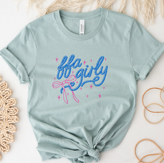 Rope Bow FFA Girly T-Shirt (XS-4XL) - Multiple Colors!