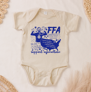 Retro FFA One Piece/T-Shirt (Newborn - Youth XL) - Multiple Colors!