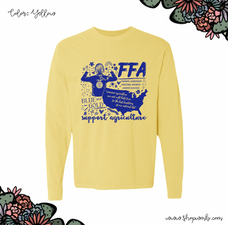 Retro FFA LONG SLEEVE T-Shirt (S-3XL) - Multiple Colors!