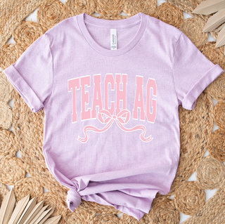 Teach Ag Bow T-Shirt (XS-4XL) - Multiple Colors!