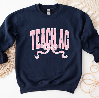 Teach Ag Bow Crewneck (S-3XL) - Multiple Colors!