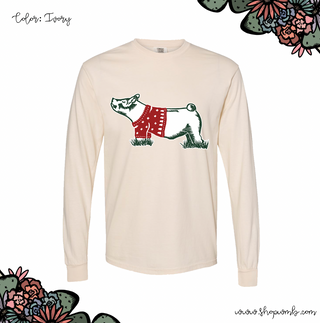 Christmas Sweater Pig LONG SLEEVE T-Shirt (S-3XL) - Multiple Colors!