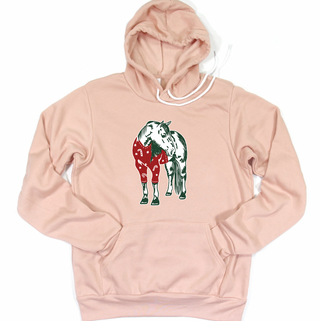 Christmas Sweater Horse Hoodie (S-3XL) Unisex - Multiple Colors!