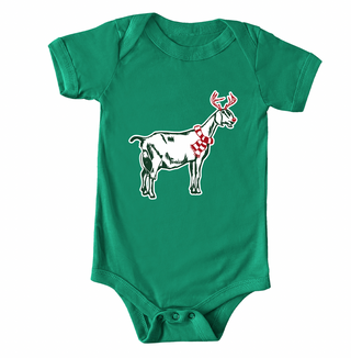 Christmas Reindeer Dairy Goat One Piece/T-Shirt (Newborn - Youth XL) - Multiple Colors!