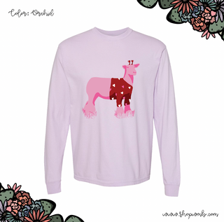 Valentine Sweater Lamb LONG SLEEVE T-Shirt (S-3XL) - Multiple Colors!