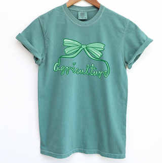 4-H Agriculture Bow ComfortWash/ComfortColor T-Shirt (S-4XL) - Multiple Colors!