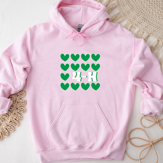 4-H Multiple Hearts Hoodie (S-3XL) Unisex - Multiple Colors!