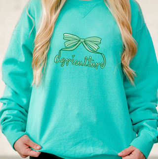 4-H Agriculture Bow Crewneck (S-3XL) - Multiple Colors!