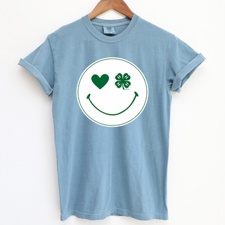 4-H Smiley ComfortWash/ComfortColor T-Shirt (S-4XL) - Multiple Colors!