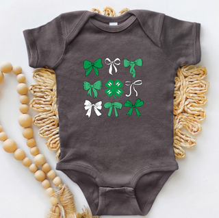 4-H Bow Clover One Piece/T-Shirt (Newborn - Youth XL) - Multiple Colors!