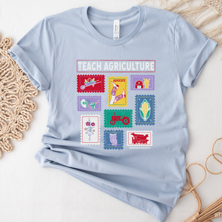 Teach Agriculture Stamps – Bella Canvas T-Shirt