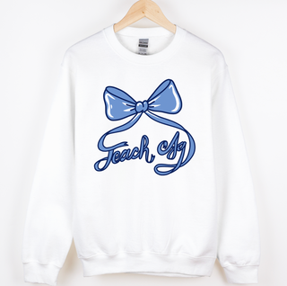 Teach Ag Bow Blue – Crewneck