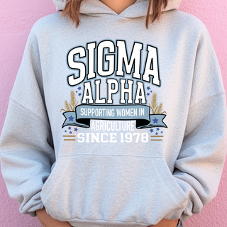 Sigma Alpha Supporting Women in Ag– Hoodie